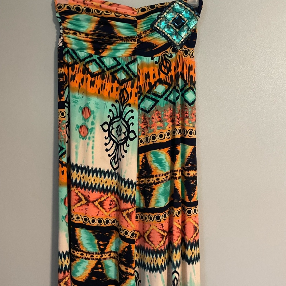 Multi-Color Maxi Skirt